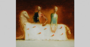 Ritual Horse. Oil Belgian linen. 52 inx 64 in price