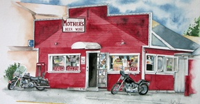 Mother\'s Tavern, Sunset Beach, CA
