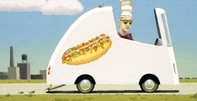 Hamlin Hot Dog Van