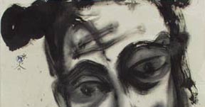 sewn up (part of a bigger ink-drawing)