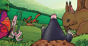the squirrel and the mole